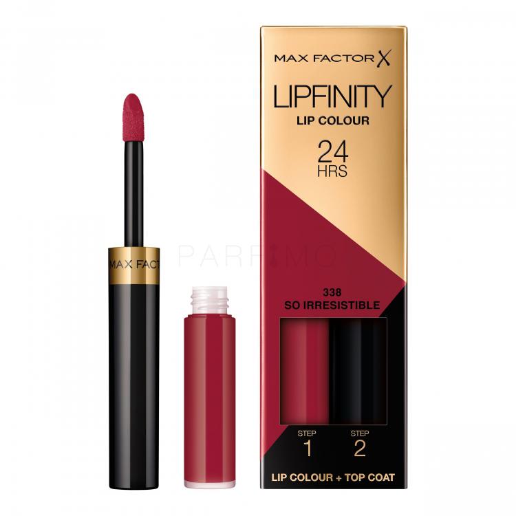 Max Factor Lipfinity 24HRS Lip Colour Ruj de buze pentru femei 4,2 g Nuanţă 338 So Irresistible