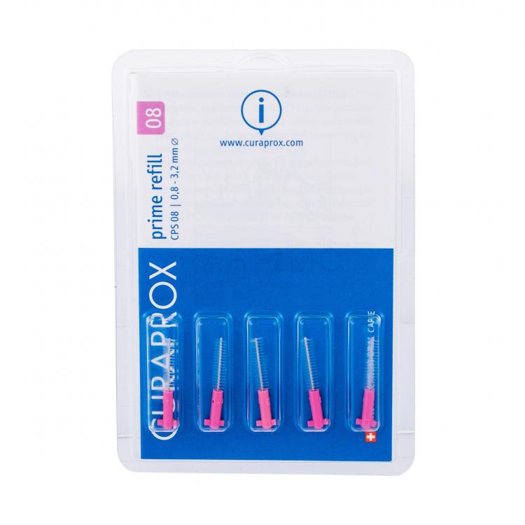 Curaprox CPS 08 Prime Refill 0,8 - 3,2 mm Periuțe interdentare 5 buc