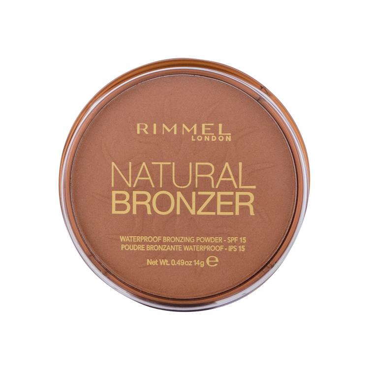 Rimmel London Natural Bronzer SPF15 Bronzante pentru femei 14 g Nuanţă 027 Sun Dance